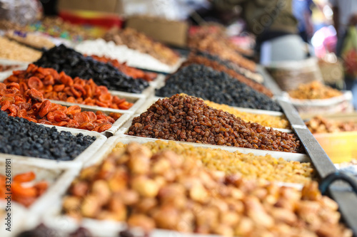 The Eastern bazaar delicious dried fruits © salkyn
