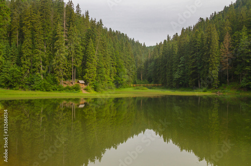 Synevyr mountain lake, Ukraine photo