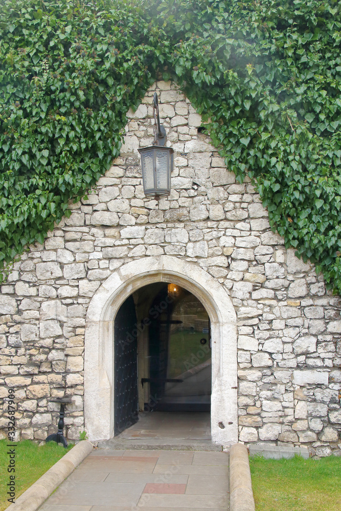 Entrance for the servants of the old castle.
