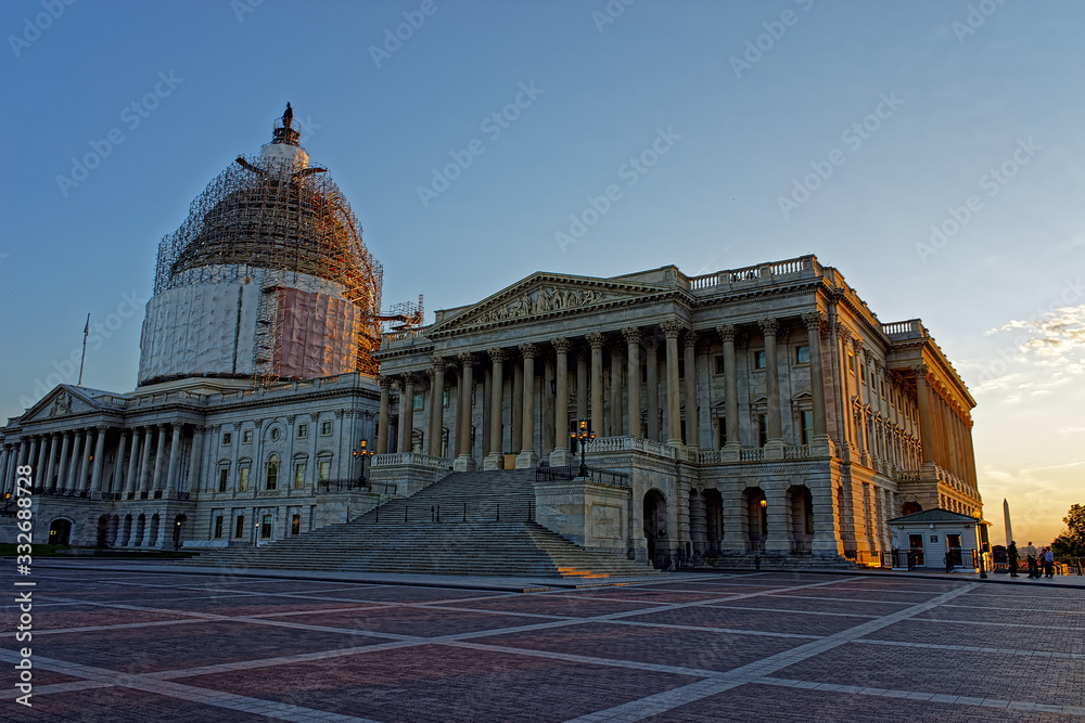 United States Capitol and reconstruction works