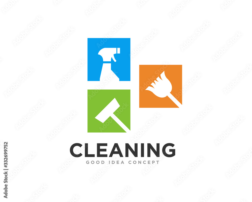 Cleaning Logo Icon Design Vector Cleaning Logo Icon Design Vector