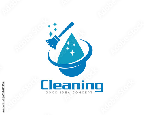 Cleaning Logo Icon Design Vector