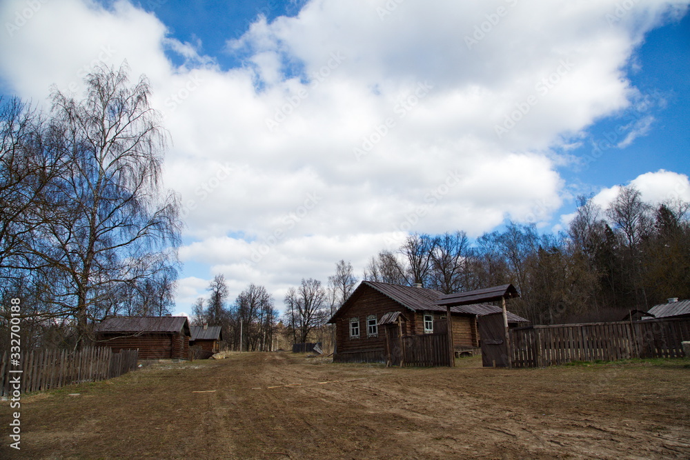 Fototapeta premium An abandoned village in central Russia.