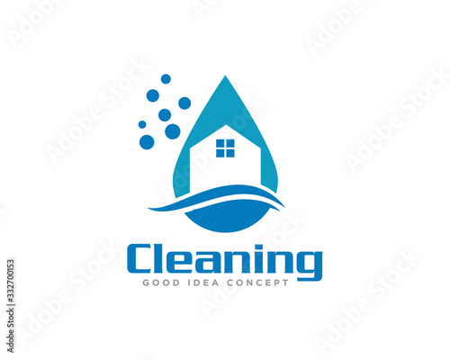 Cleaning Logo Icon Design Vector