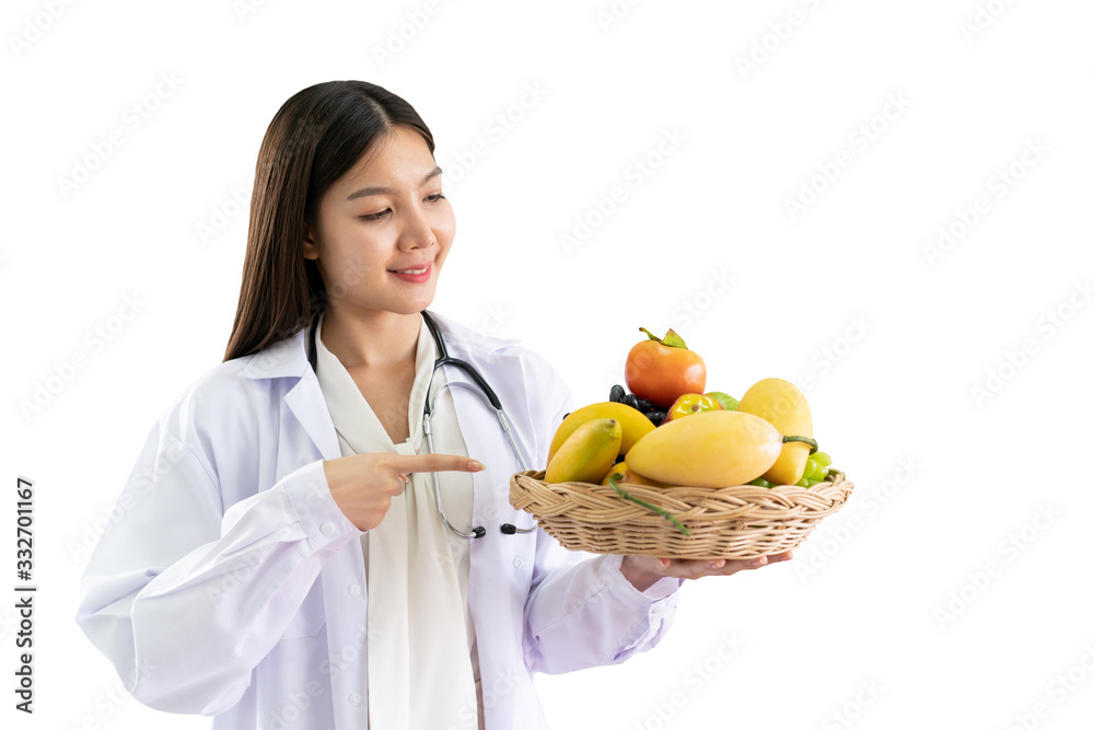 Clipping path isolated. Beautiful and good looking Asian specialist doctor in nutrition portrait. Pretty Asian ethnicity nutrition consultant portrait in concept of wellbeing and healthy eating. Clipping path isolated. Beautiful and good looking Asian specialist doctor in nutrition portrait. Pretty Asian ethnicity nutrition consultant portrait in concept of wellbeing and healthy eating.