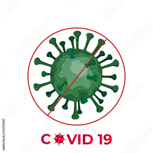 Vector virus. Coronavirus 2019-ncov Influenza Infections. virus that infects the respiratory tract of China. Background of the risk of the spread of the epidemic.