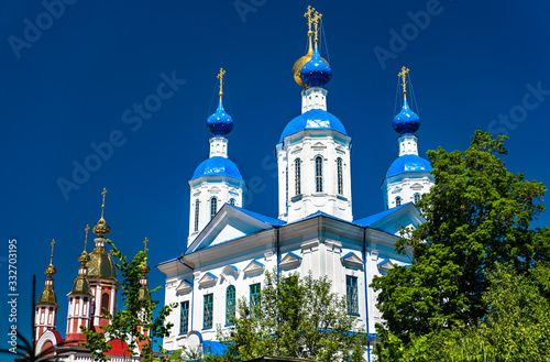 Kazan Cathedral at Kazan Monastery in Tambov, Russian Federation photo