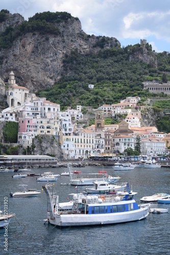 Amalfi beautiful sea view in the coast Italy Europe  © A_laia