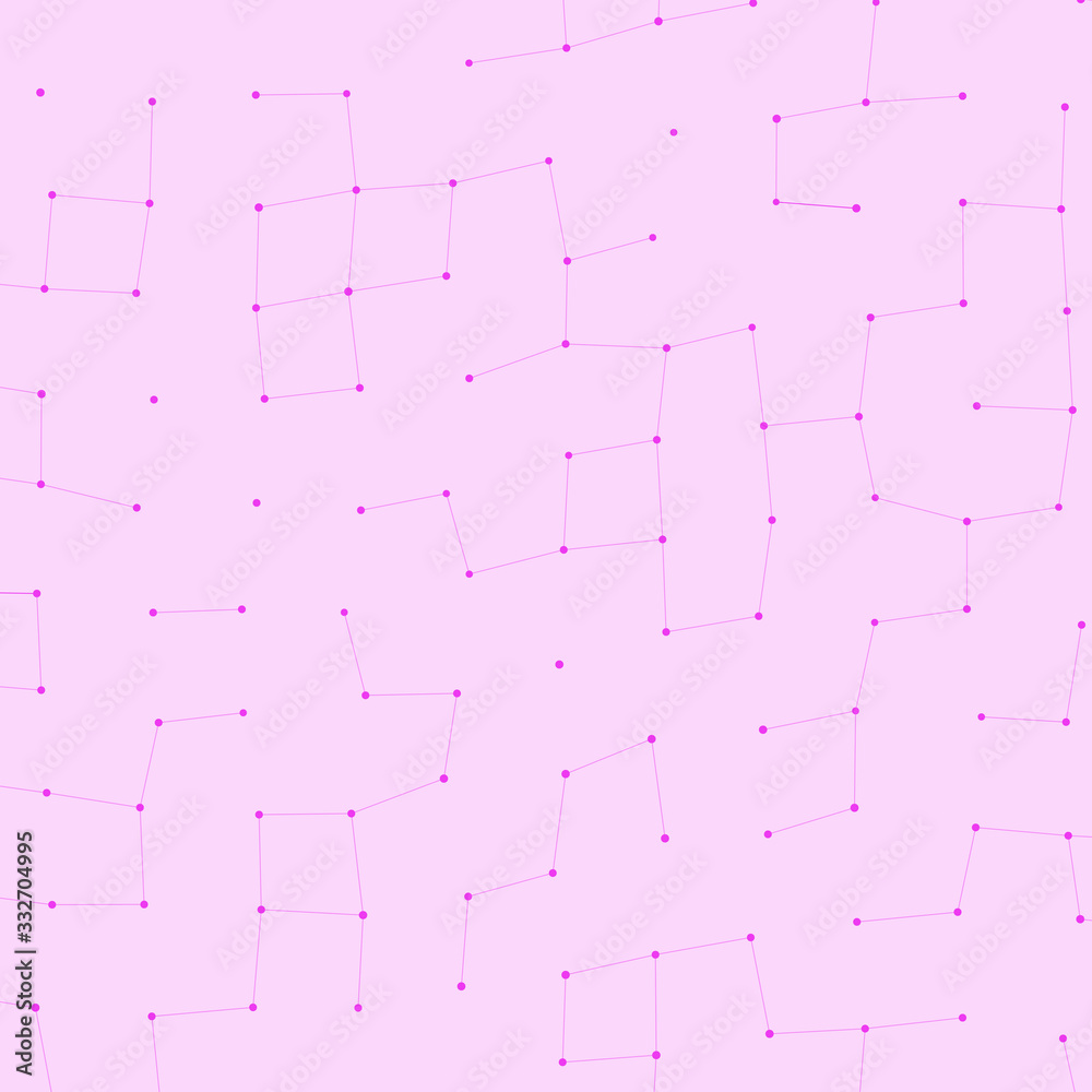 Obraz premium Network Mesh Procedural Art background illustration