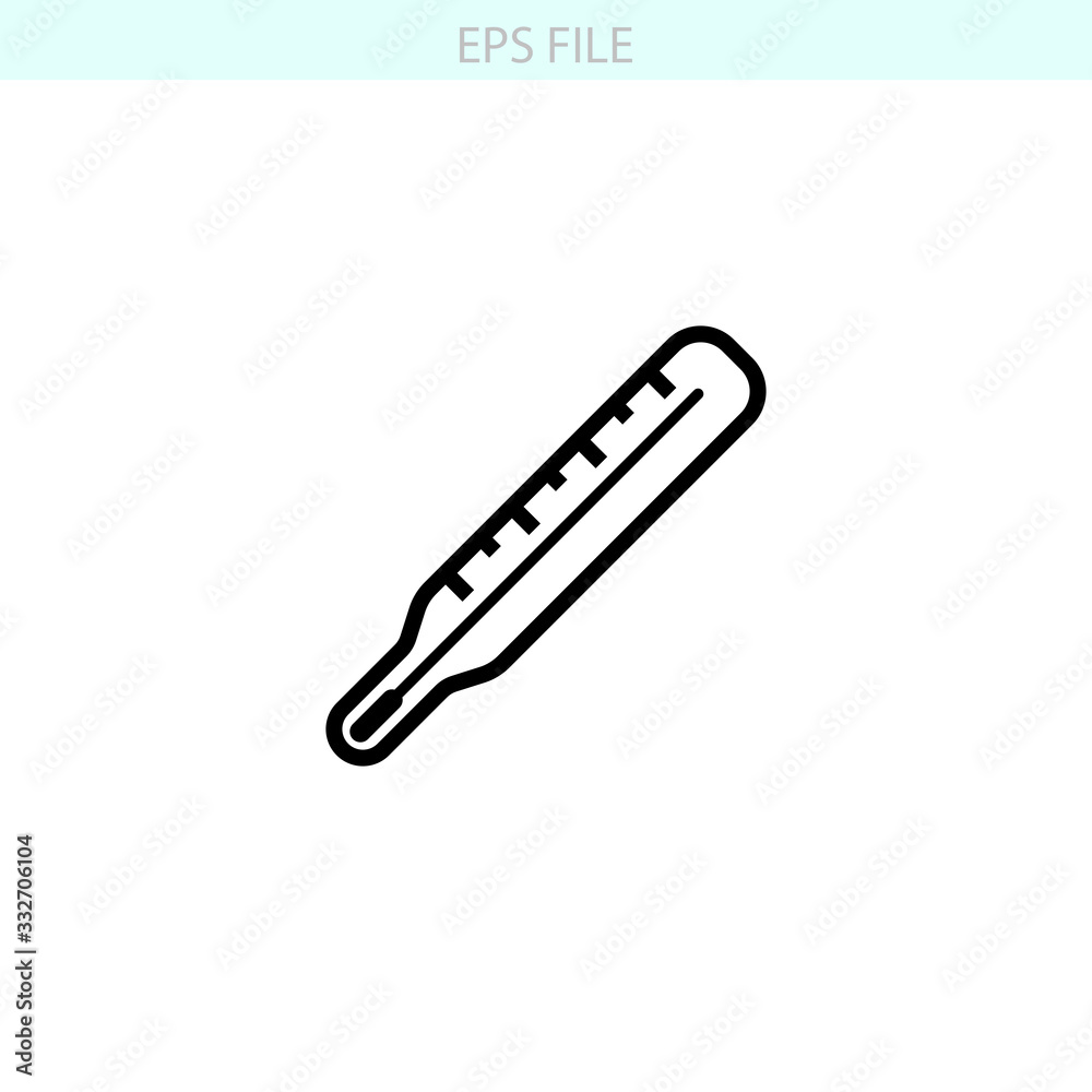 Thermometer icon. EPS vector file Thermometer icon. EPS vector file