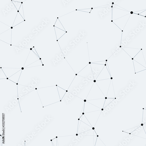 Network Mesh Procedural Art background illustration