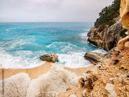 Fototapeta Naklejka Na Ścianę i Meble -  Cala Goloritzé, a pearl of the Mediterranean, on the east coast of Sardinia