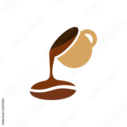 Coffee Cup Vector Graphic Logo Design