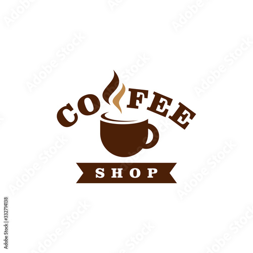 Coffee Cup Vector Graphic Logo Design