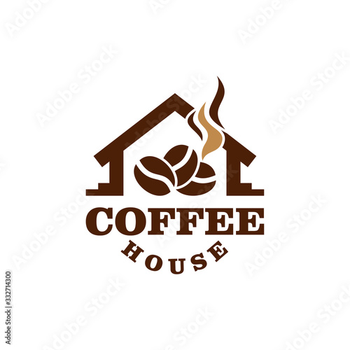 Coffee House Logo Vector Graphic Design