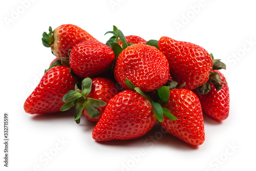 Strawberry. Fresh berries macro.