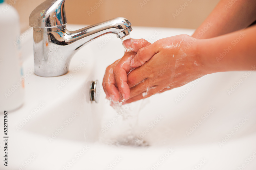 health care washing hands in the sink health care washing hands in the sink