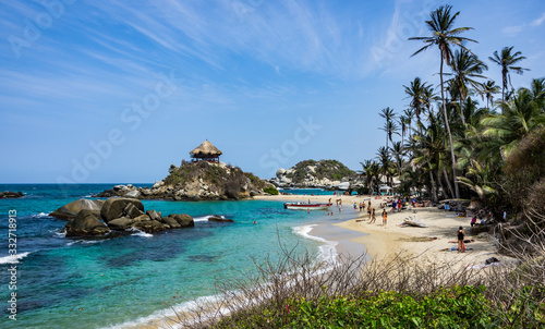 Beach of San Juan in Tayrona Park