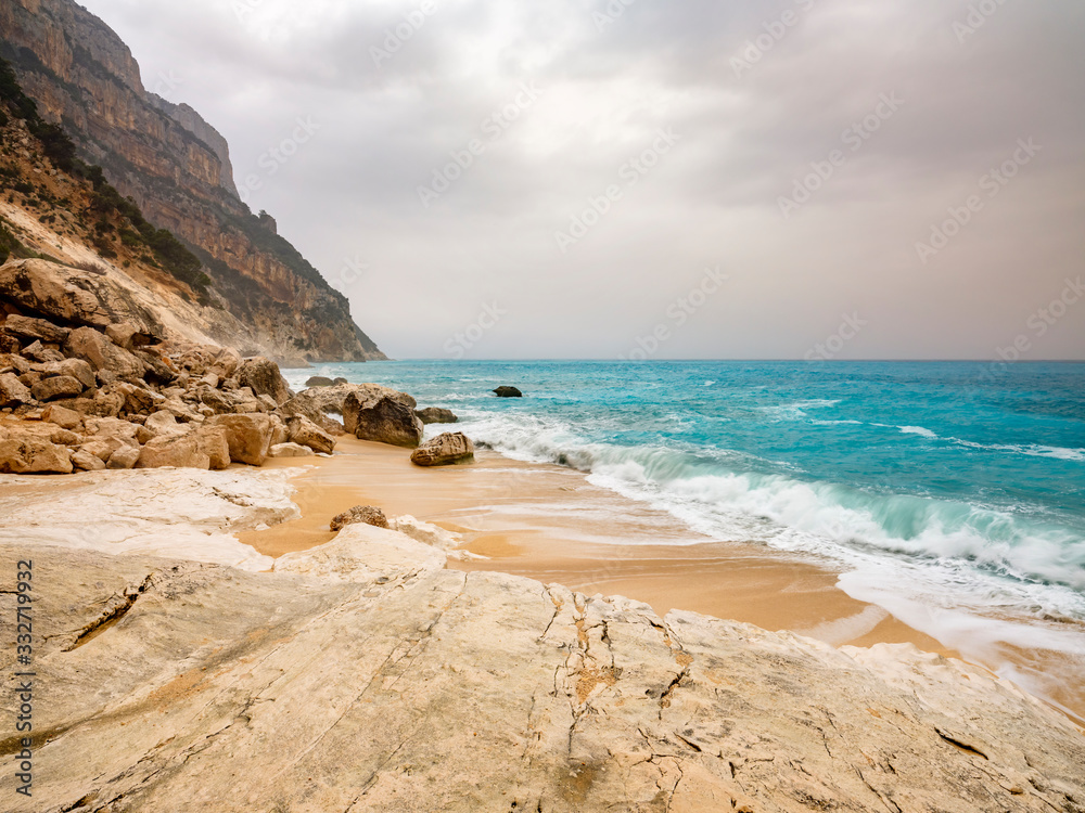 Cala Goloritzé, a pearl of the Mediterranean, on the east coast of Sardinia Cala Goloritzé, a pearl of the Mediterranean, on the east coast of Sardinia