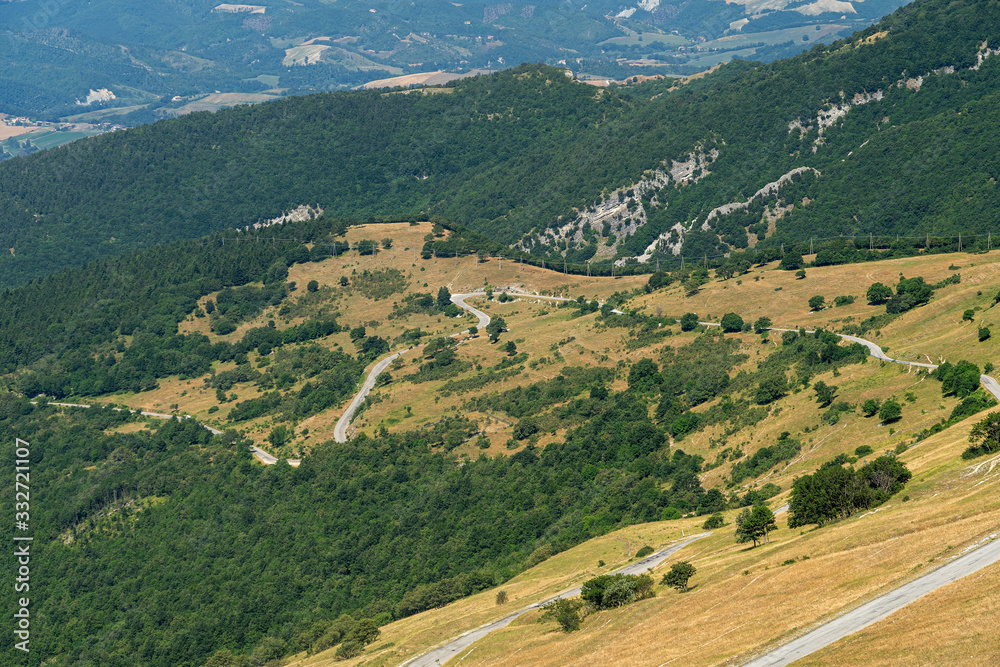 Landscape near Monte Cucco, Marches and Umbria, Italy