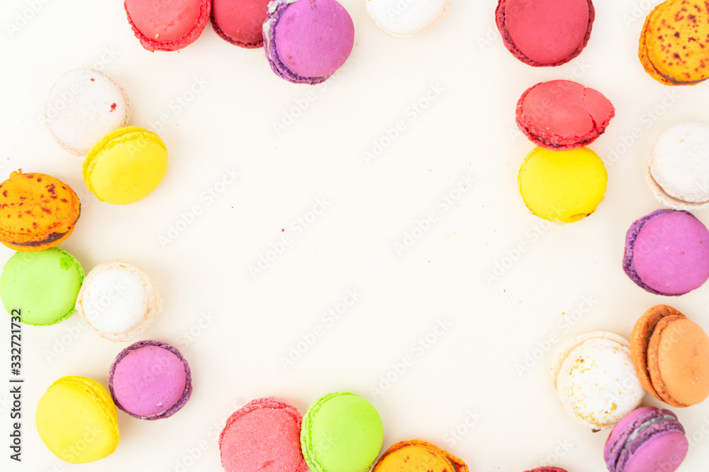 Fresh macaroon confection Fresh macaroon confection