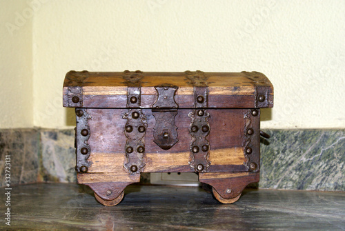 old chest in the interior
