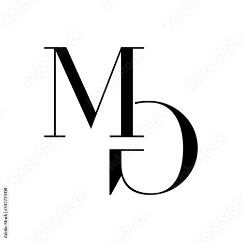 Unique MG logo, monogram, vector