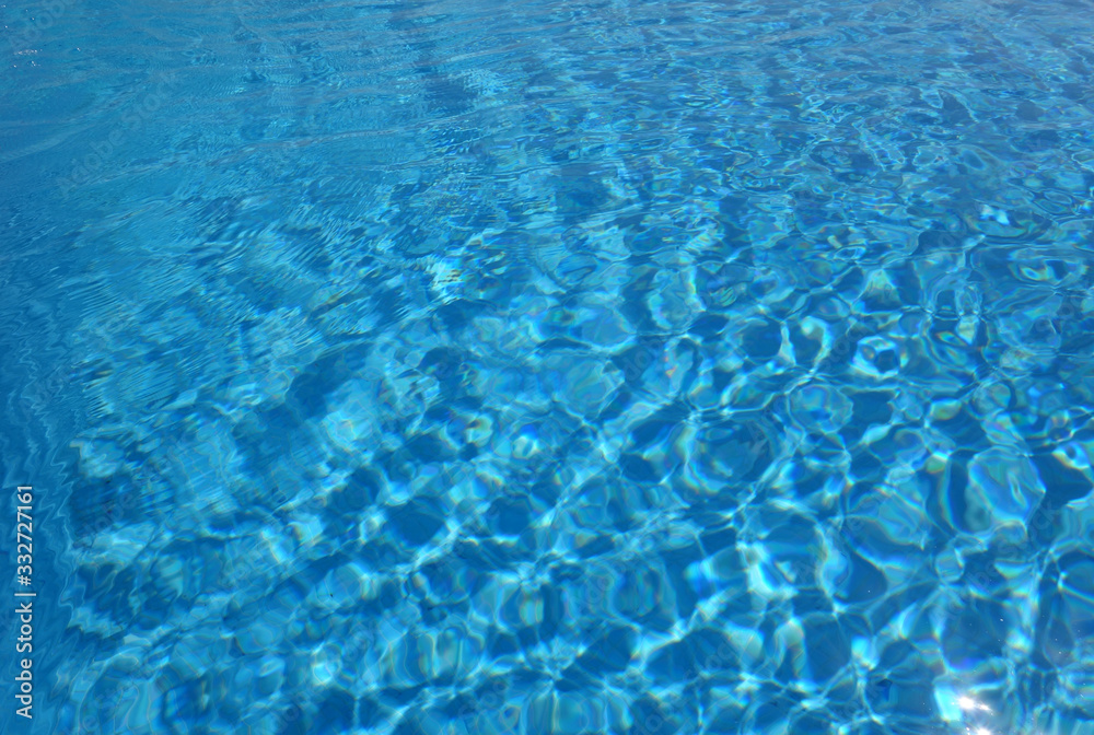 Water in swimming pool pattern.