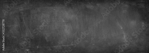 Panel kuchenny z motywem Blackboard or chalkboard textured banner background