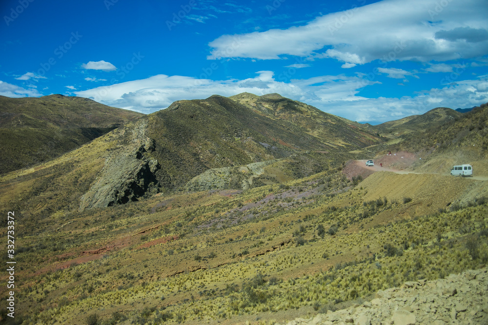 Dry landscapes from Cordillera Real, Andes, Bolivia Dry landscapes from Cordillera Real, Andes, Bolivia