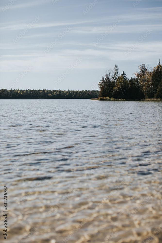 Au bord d'un lac en Ontario