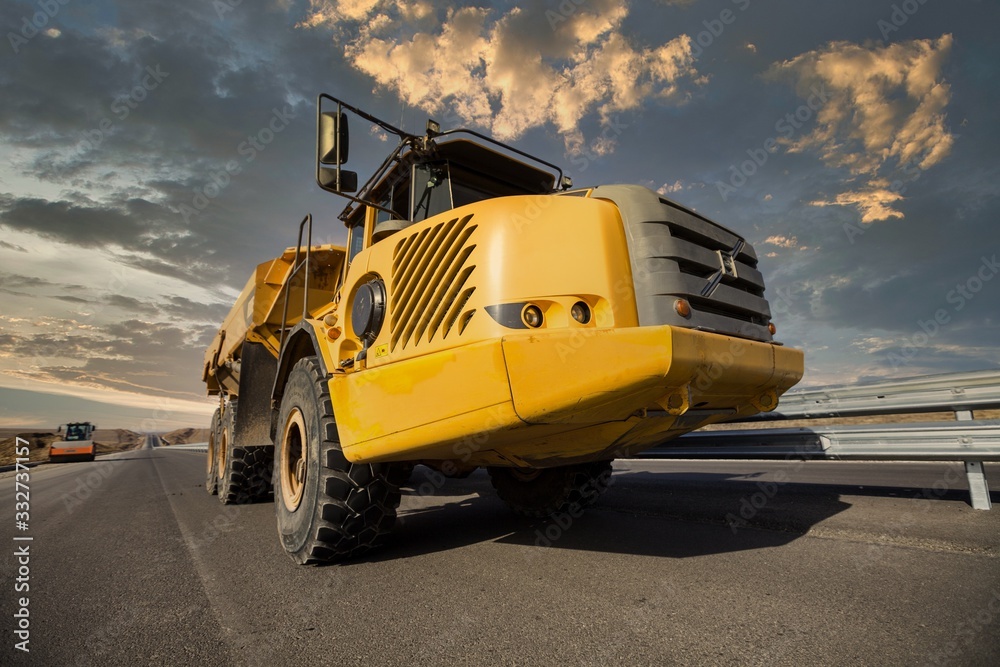 Fototapeta premium Excavator.