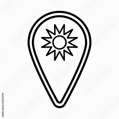russian warrior line icon shield