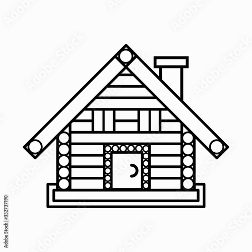 russian warrior line icon house