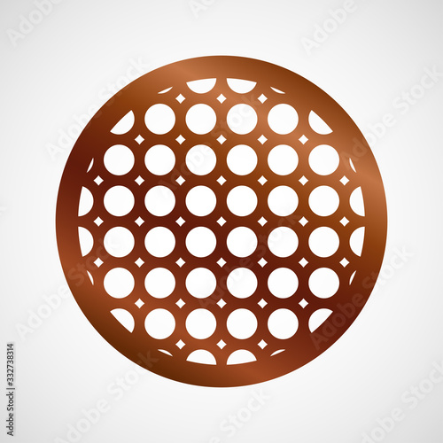 Vector coaster design for laser cut from wood, plywood or metal. Cutting wooden panel. Vector illustration isolated. Laser cut wood coasters. Geometric decorative designs. Cutout circle silhouette.