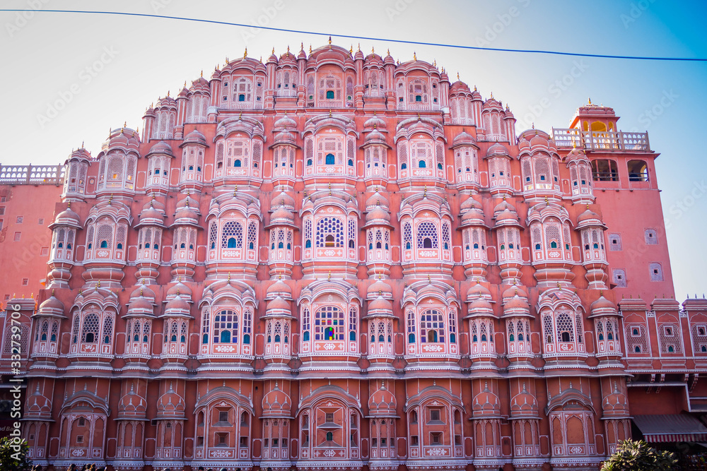 Jaipur temple pink
