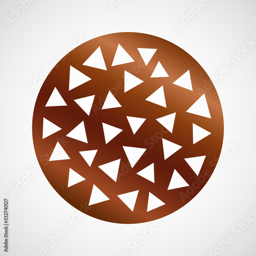 Vector coaster design for laser cut from wood, plywood or metal. Cutting wooden panel. Vector illustration isolated. Laser cut wood coasters. Geometric decorative designs. Cutout circle silhouette.