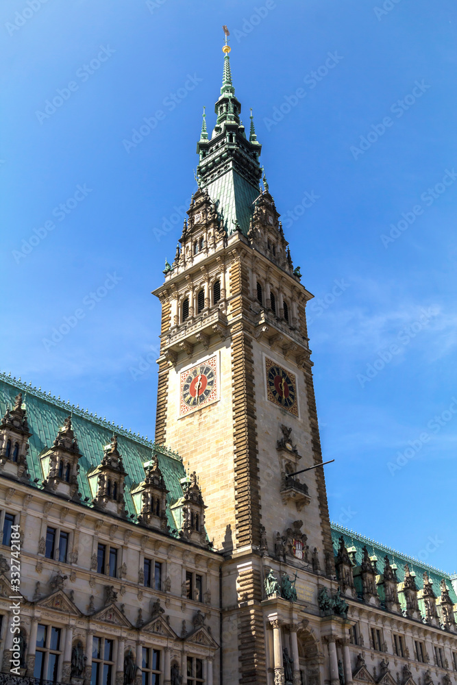 Hamburg City Hall, Hamburg, Germany