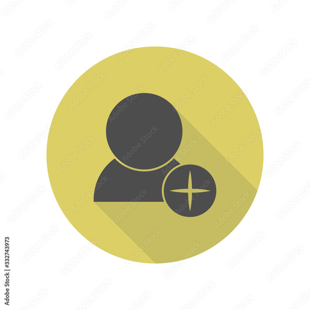 add contact . Element of web long shadow icon. Simple glyph, flat vector of WEB icons for ui and ux, website or mobile application add contact . Element of web long shadow icon. Simple glyph, flat vector of WEB icons for ui and ux, website or mobile application