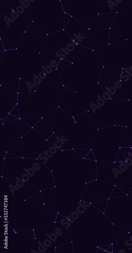 Network Mesh Procedural Art background illustration © vector_master