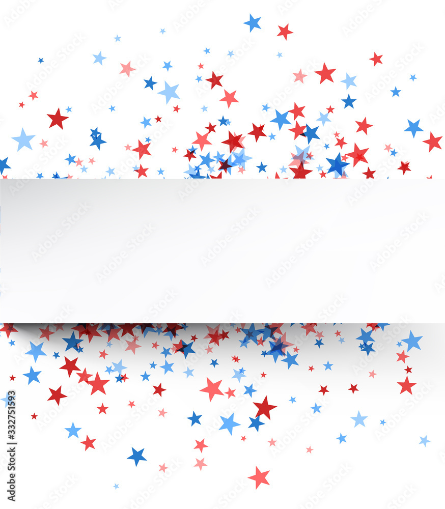 Light sticker on starry background. Light sticker on starry background.