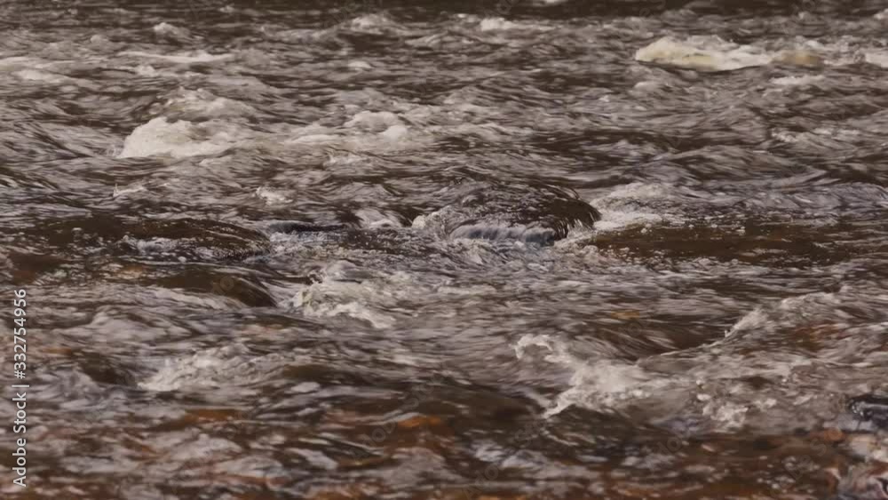 Close-up of river rapids with water flowing over rocks Close-up of river rapids with water flowing over rocks