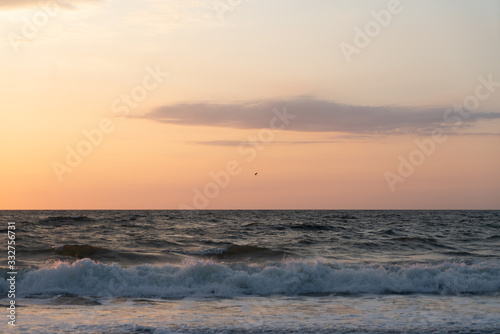 Dawn at the shore line