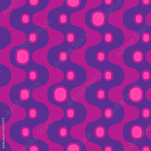 Abstract colorful drops. Vector spotty seamless pattern.