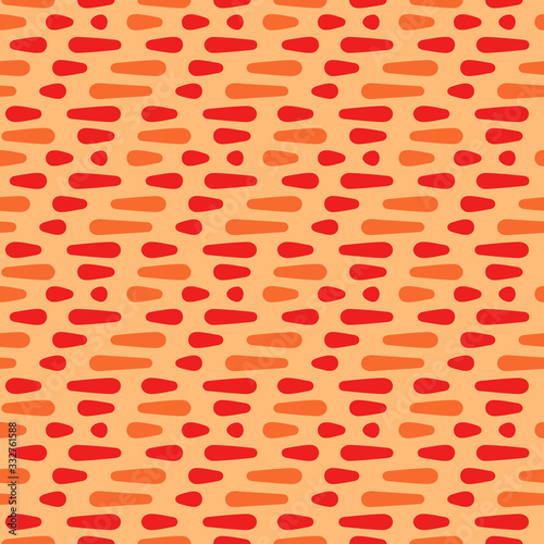 Abstract colorful drops. Vector spotty seamless pattern.