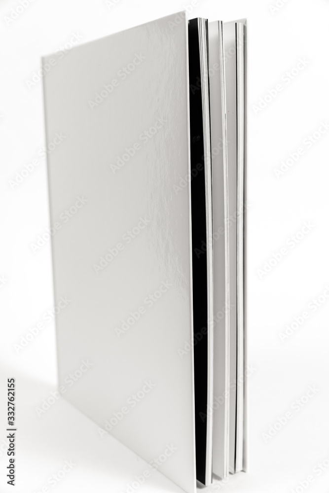 White book on white background White book on white background