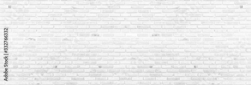 panorama white brick walls that are not plastered background and texture. The texture of the brick is white. Background of empty brick basement wall.