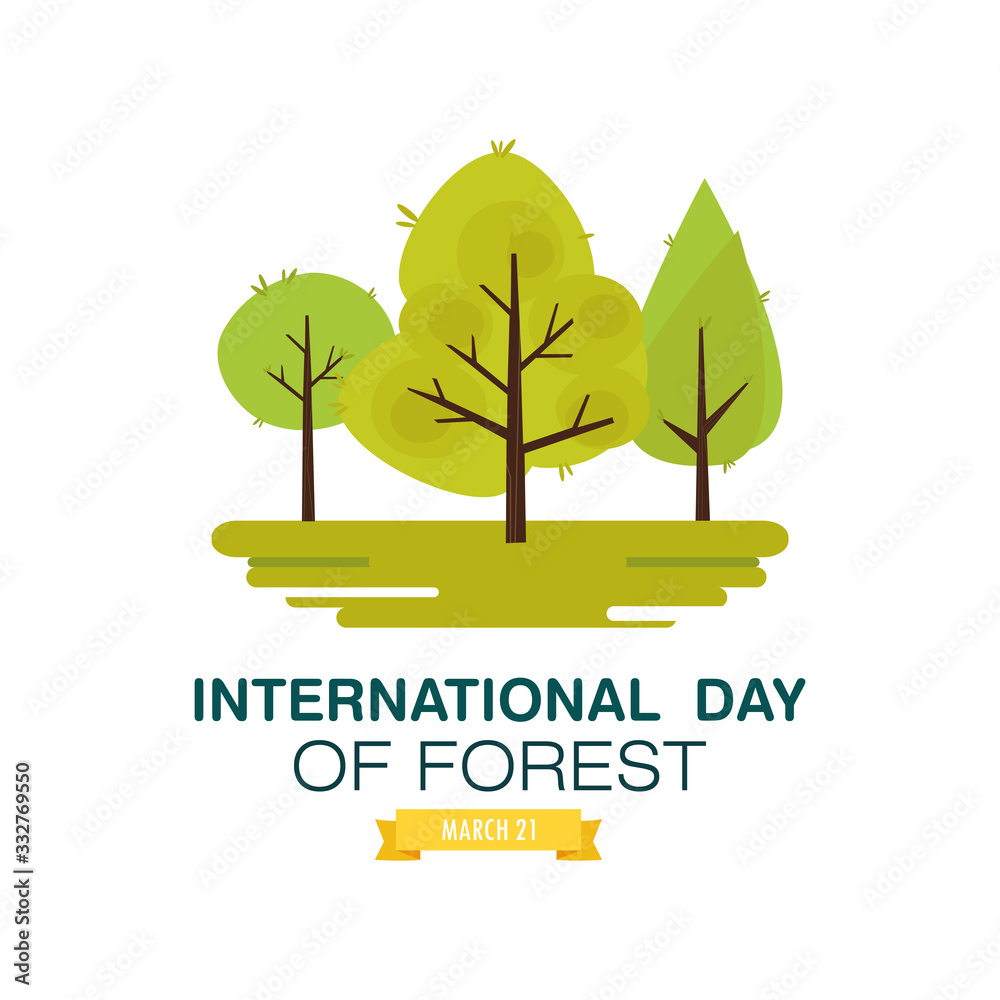 Obraz premium Forest day poster