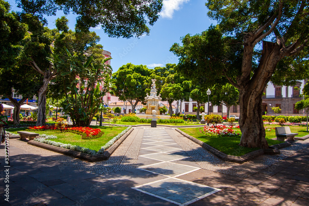 Plaza de Weyler in Santa Cruz auf Teneriffa in Spanien