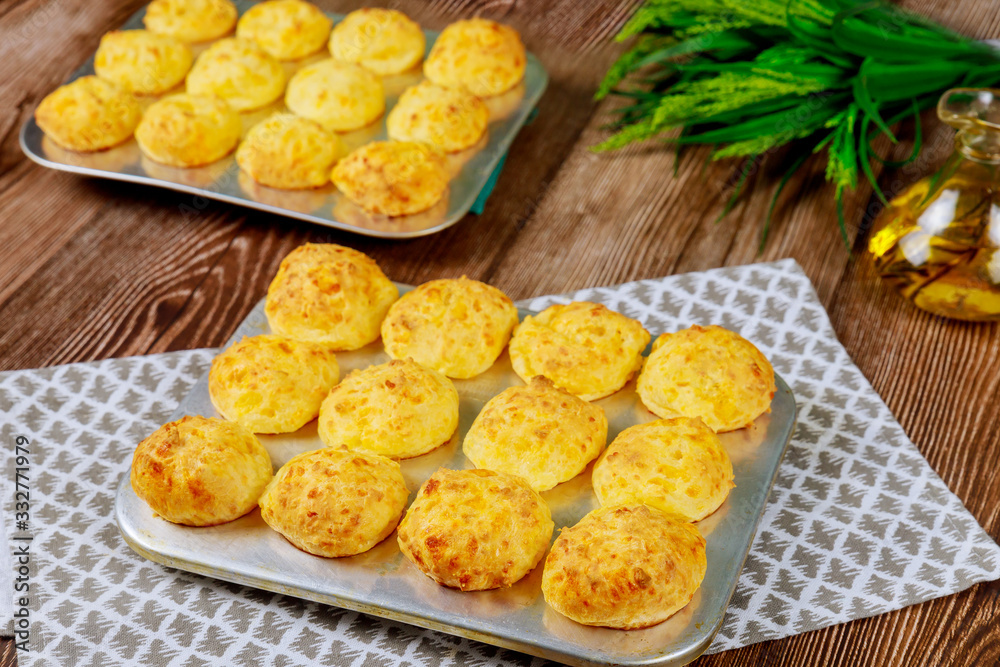 Baked tasty cheese bread called chipa. Baked tasty cheese bread called chipa.